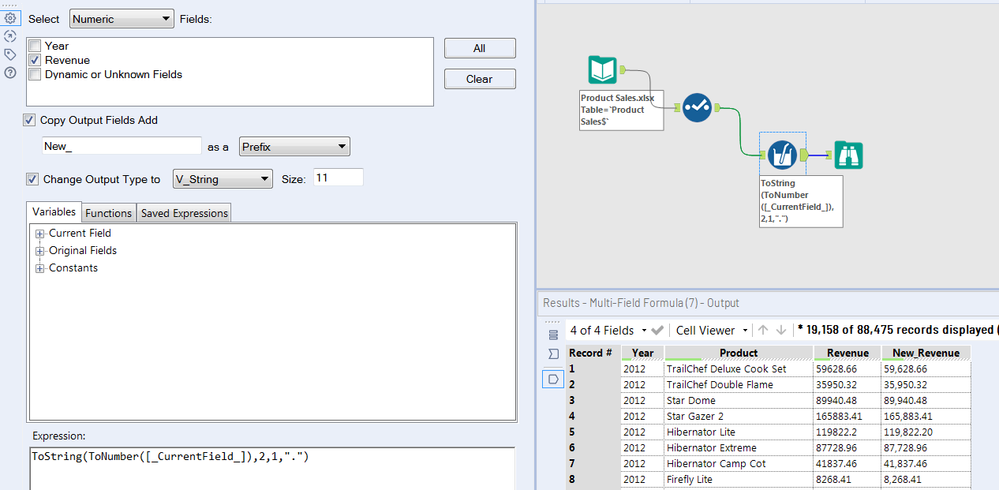 Solved Formatting Number With Commas And Decimals Alteryx Community