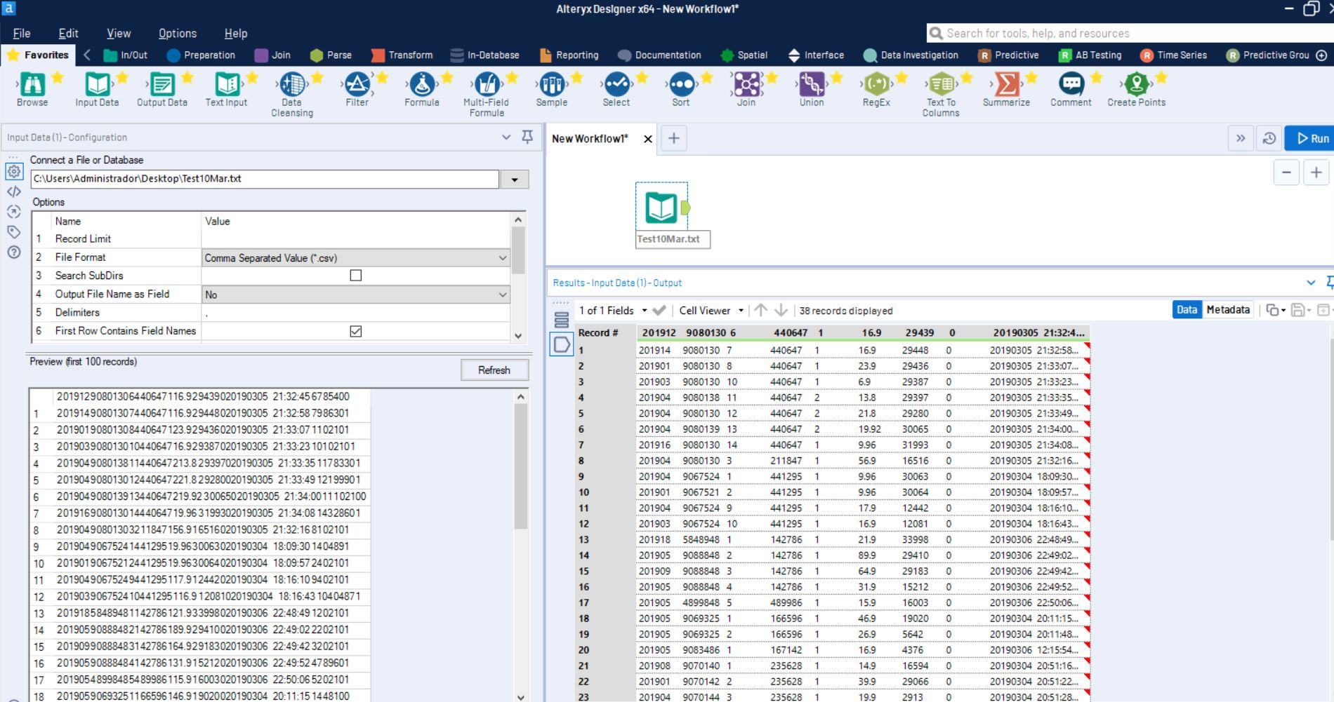 Solved Tab Delimiter From Excel In Alteryx Alteryx Community 5457