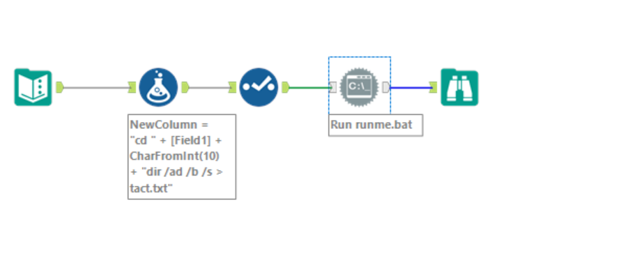 Help Reading Folder Names Not File Names Alteryx Community