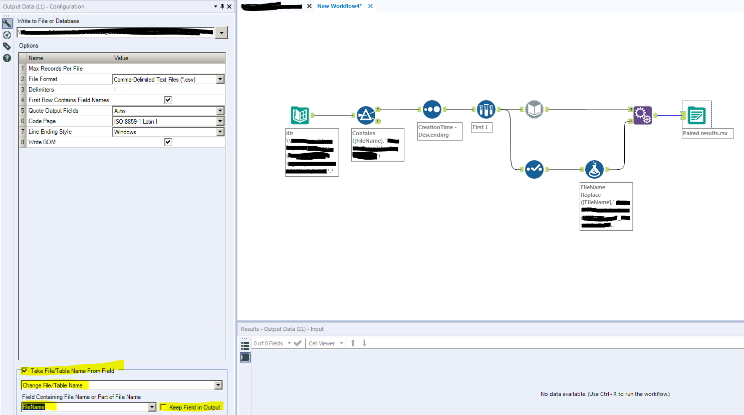 How To Guide To Dynamically Renaming Output Files Alteryx Community Sortie De Donnees Ausgabedaten