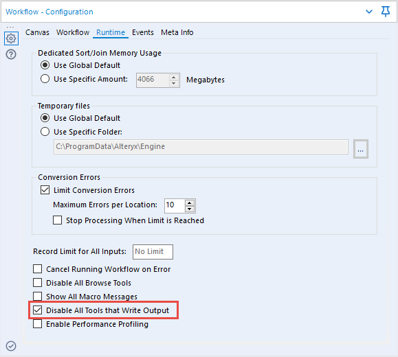 Disable Output And Browse Tools Alteryx Community Sortie De Donnees Explorateur Ausgabedaten Durchsuchen