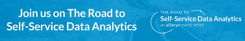 Join us on The Road to Self-Service Data Analytics