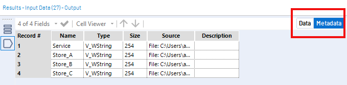 Metadata Alteryx Community