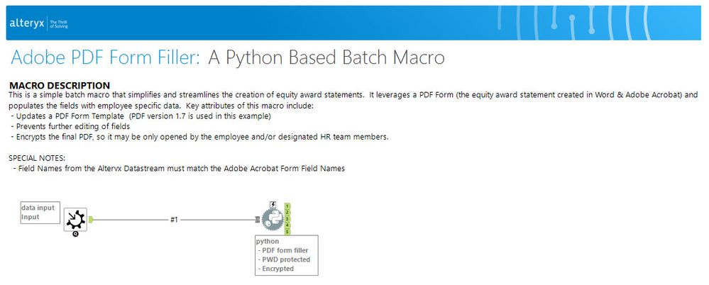 Python based batch macro for filling PDF forms
