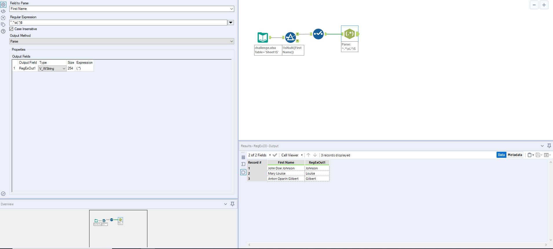 Solved Create New Column Based On Last Space Delimiter Of Alteryx 6644