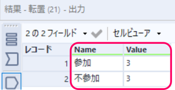 Alteryx Excel 比較 COUNTA関数 COUNTBLANK関数output Alteryx LHit 2 .png