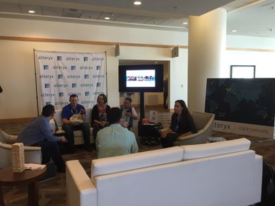 Throwing back to Inspire 2016, San Diego: All the User Groups Team had was a couple of chairs, a tv, 2 giant maps, and a dream.