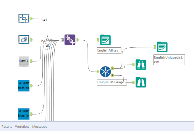 Here, we are getting all strings from our products