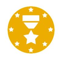 Special shimmer on the "Stars Champion" badge