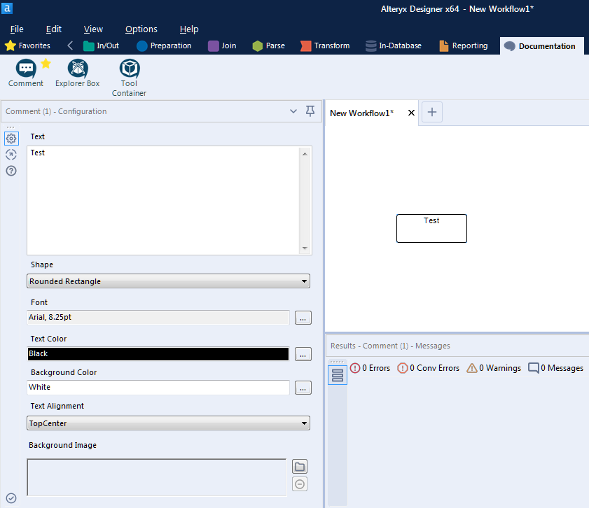 Solved Add a Text Box/Notes to a Container or Workflow? Alteryx