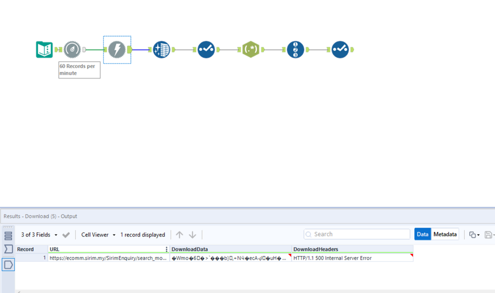 DownloadData shows truncated character and Download headers server error