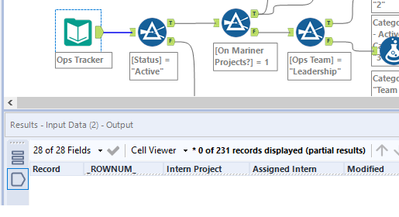 Results Window Not Showing Data Despite Records Be Alteryx Community