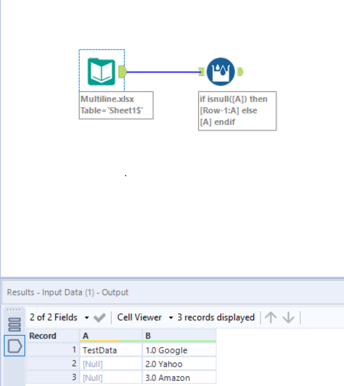 Solved embedded newlines Alteryx Community