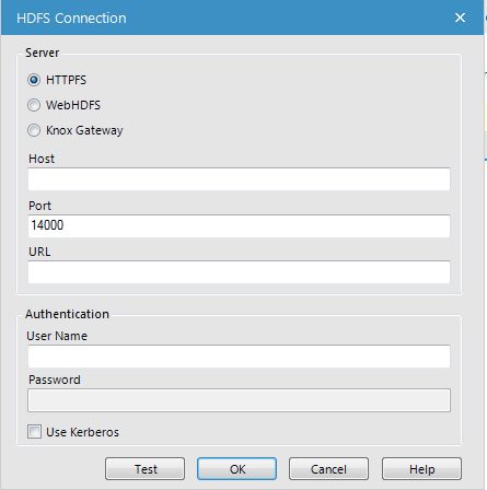 Alteryx HDFS Connection