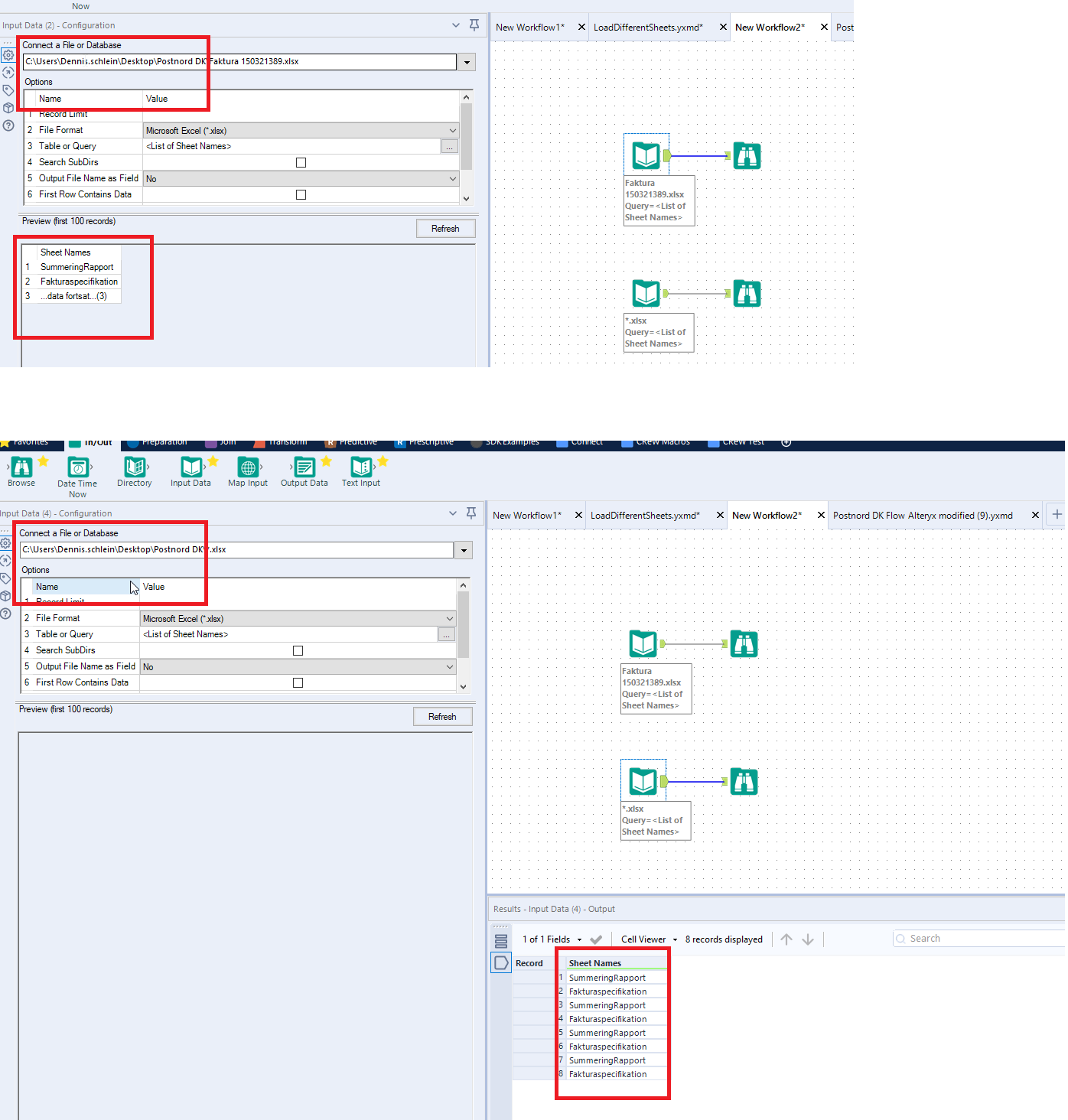 Solved List Of Sheet Names Not Showing All Sheets Alteryx Community