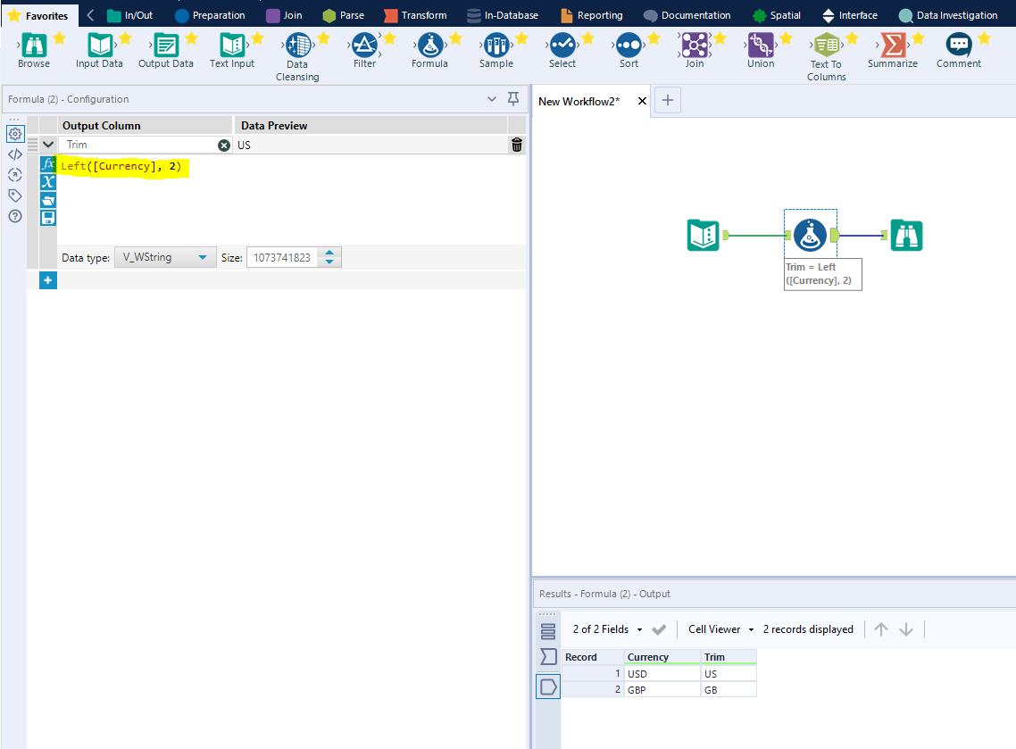 Trim Left is not working Alteryx Community