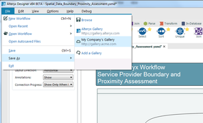 Alteryx Designer Workflow