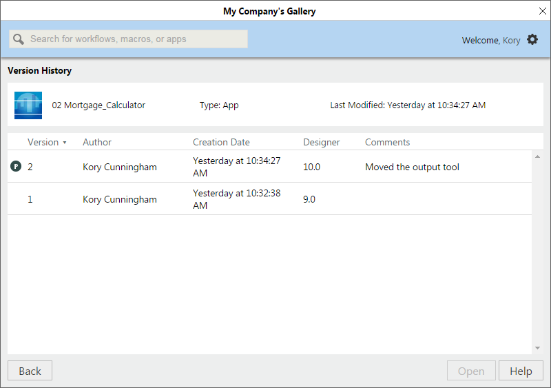 Alteryx Personal Gallery